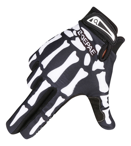 Guantes Ciclismo Con Forma Calavera Para Dedos Compl