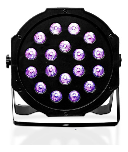 Imagen 3 de 9 de 3 Cañon Par Led 18x3 W Full Color Rgb (3 Pz)