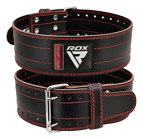 Cinturón De Levantamiento Rdx - Combat Red Wpb-rd1r