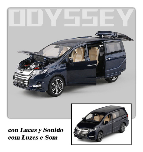 Honda Odyssey Mvp Miniatura Metal Coche Colección De Regalos