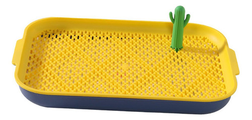 Caja Arena Para Perros Suministros Para Azul Amarillo Z