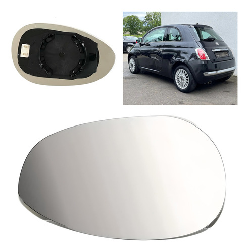 Luna Espejo Izquierda Compatible Con Fiat 500 2007-2015