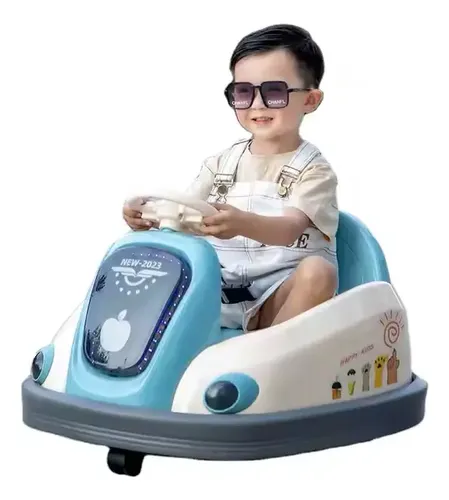 Coche De Choque Eléctrico Para Niños GOPLUS – 6V, Doble Joystick, Mando A Distancia 2.4 GHz Y Rotación 360°