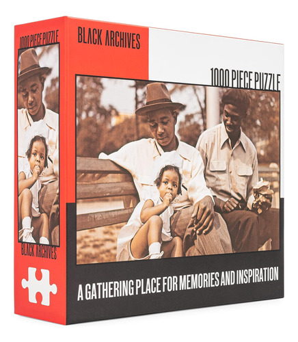 Black Archives Puzzle: Banco Del Parque, Puzzle De 1000 Piez