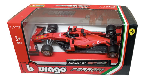  Escala 1:43, Formula 1, Ferrari Sf90  #16  Lecler, 12cms.