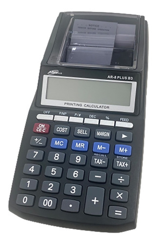 Calculadora Impresora Asb Ar-8 Plus B3 Platinum Cab. Citizen