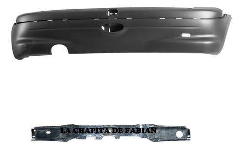 Paragolpe Trasero Peugeot 206 1999 2000 2001 2002 2003 2004