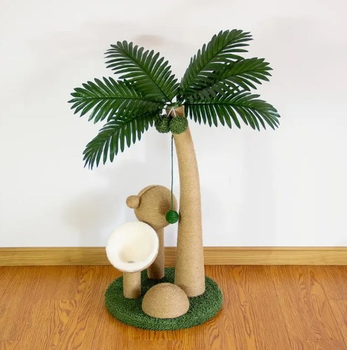 Rascador Para Gatos Con Forma De Cocotero De La Selva Tropic