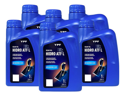 Kit 6 Óleo Atf Tipo A Para Direção Hidráulica Mineral