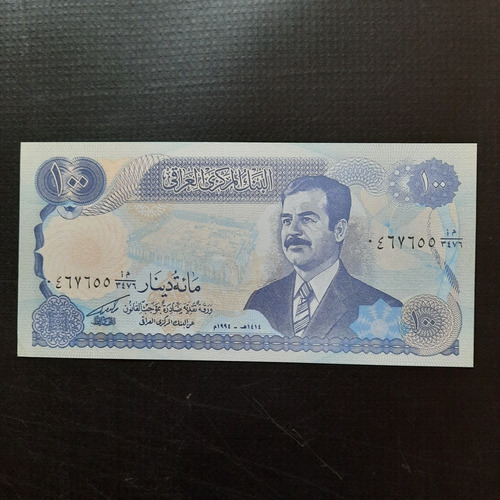 Cédula Estrangeira Antiga Do Iraque 100 Dinars Fe 