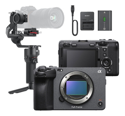 Câmera Cinema Sony Fx3 4k + Estabilizador Dji Ronin Rs3 Mini