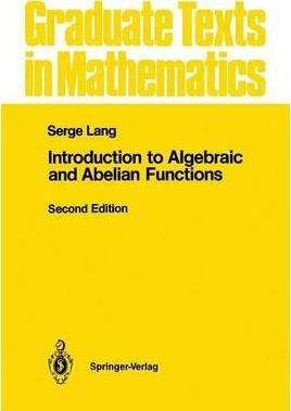 Libro Introduction To Algebraic And Abelian Functions - S...