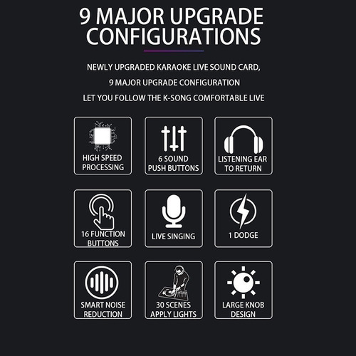Mezclador De Podcast De Audio Con Tarjeta De Sonido V8s