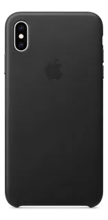 Funda Apple Leather Case Para iPhone XS Max 6.5 Negro