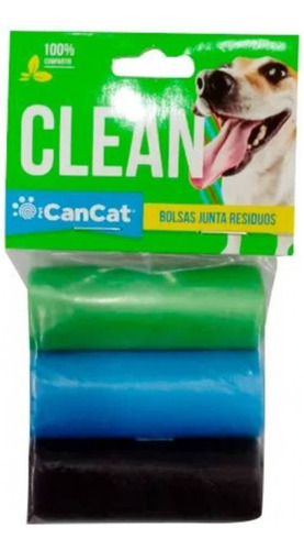 Bolsitas Sanitarias Perros Biodegradables Cancat X 60 Bolsas