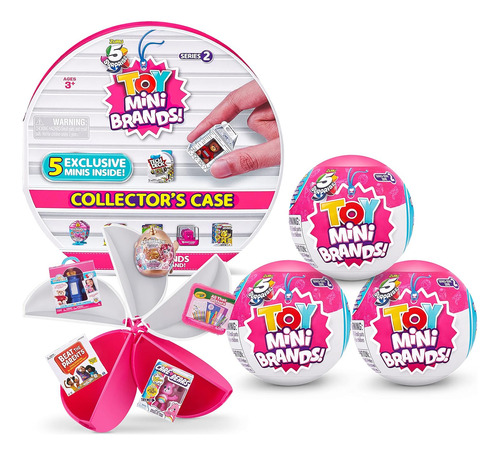 5 Surprise Toy Mini Brands Series 2 De Zuru (collectors Case