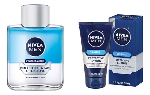 Kit After Shave Loción Refrescante Nivea Men Protect&care 