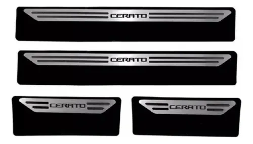 Cubre Zócalo Protector De Acero Inoxidable 2 Y 4 Puertas Kia Cerato