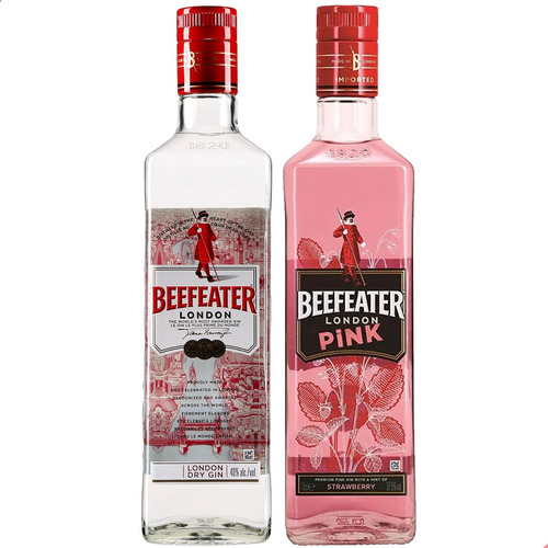 Gin Beefeater London Dry Gin + Beefeater Pink - 01mercado