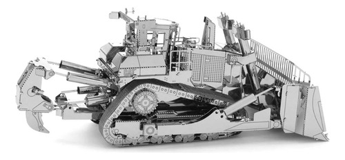 3d Metal - Mini Puzzle Armable Diseño Bulldozer