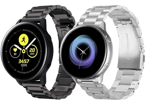 2 Mallas De Acero Para Galaxy Watch Active (40mm) Sm-r500