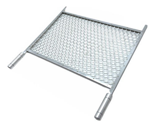 Grelha 50x40cm Moeda Inox Multiuso Premium P/ Churrasco 