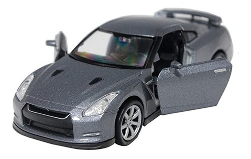 Welly 1:34 Nissan Gt-t Silver Auto Deportivo Coleccion