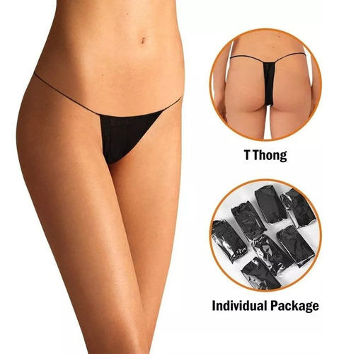 T 100 Bragas Desechables Para Mujer, Ropa Interior Tipo