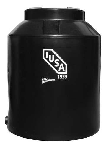 Tinaco Tricapa Iusa, 450 L., Negro + Accesorios Baja Presión
