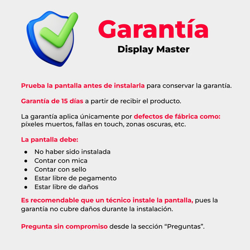 Pantalla Lcd Display Para Para Zte A33s / L220 Calidad Oem