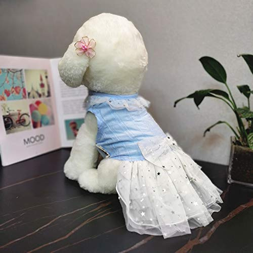 Vestido De Princesa De Algodón Cachorro, Disfraz De Pe...