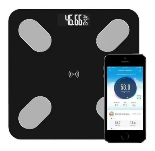 Bascula Inteligente Pesa Bluetooth Vidrio Digital App 