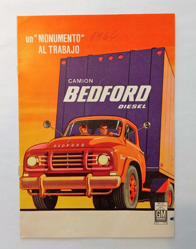 Folleto Concesionaria - Camión Bedford Diesel 1966