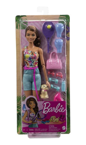 Muñeca Barbie Un Dia Al Aire Libre Int Gkh73 Original Mattel