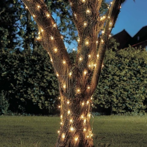 Luces Solares Guirnalda Hada Alambre 200 Led 20 Metros
