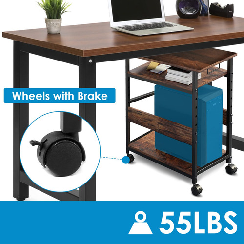 Soporte Para Computadora De 3 Niveles Ajustable 60 X 30 X 70