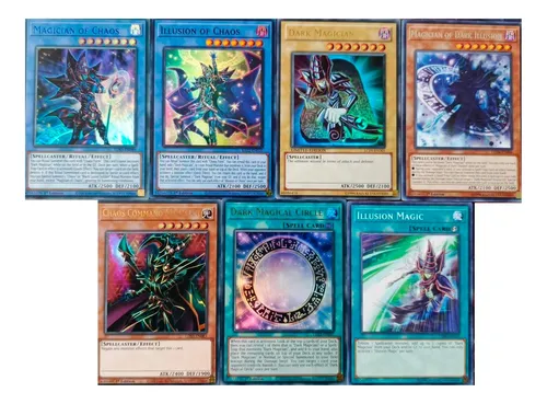 Set Mago Oscuro Dark Magician 3 Yu-gi-oh! Original Konami