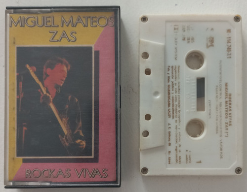 Miguel Mateos Zas Rockas Vivas Cassette 1985