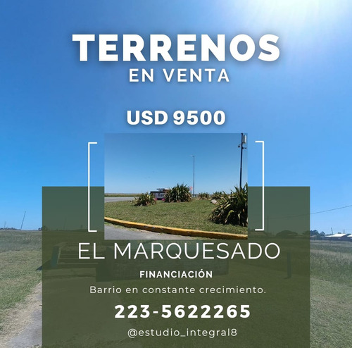 El Marquesado Lote. Financian El 50% !!!