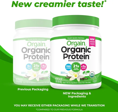 Proteína Vegana Orgánica Orgina, Proteína A Base De Plantas