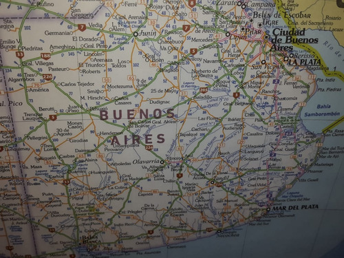 Mapa De Argentina - Rutas