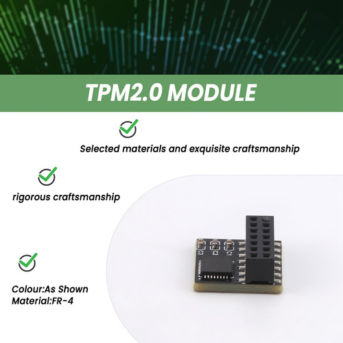 Módulo De Seguridad Tpm Tpm2.0 Para Asus Tpm Spi Parallel Tr