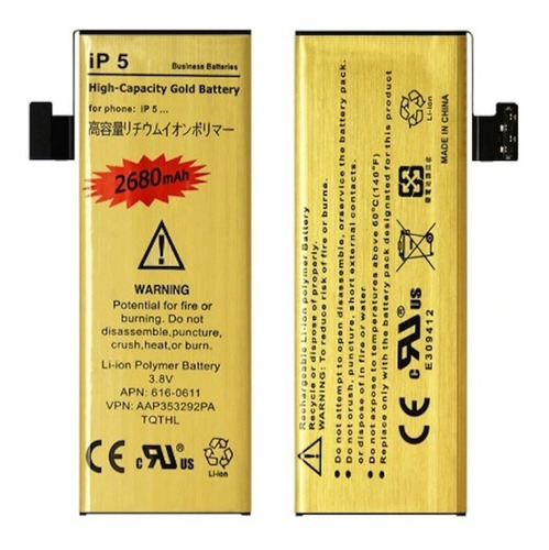 Batería Premium Larga Duración iPhone 5 De 2680mah+obsequio