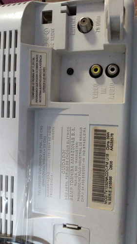 Tv Semp Toshiba 10 Polegadas Mod. 1030nacdc (veja O Video)