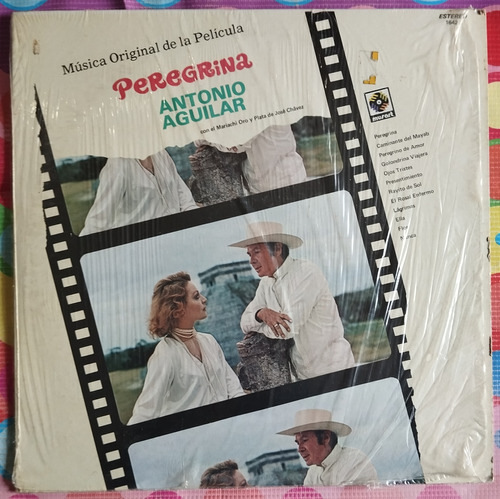 Antonio Aguilar Lp Música Original Película Peregrina Q