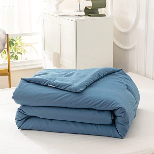 Juego De Colcha Comforter Cottonight Lake Blue Queen Azul
