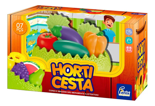 Horti Cesta De Legumes 7 Peças Htc-847 - Fenix