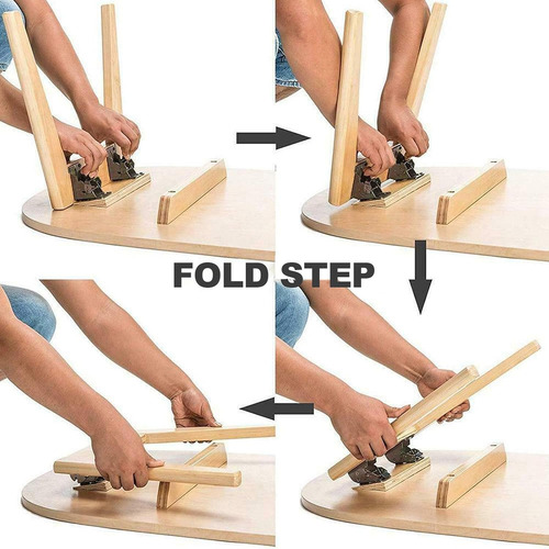 Paquete De 8 Soportes Plegables Patas De Mesa, Soporte ...