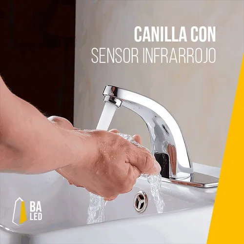 Canilla para baño con sensor sale