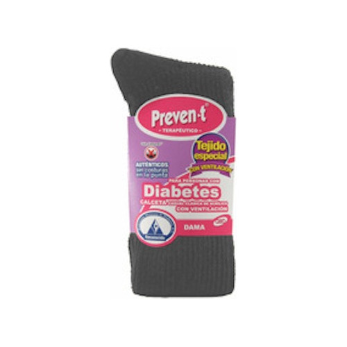 9 Pares Calcetas Preven-t Dama Pie Diabetico Ventilada Corta